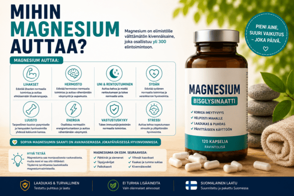 Mihin magnesium auttaa?