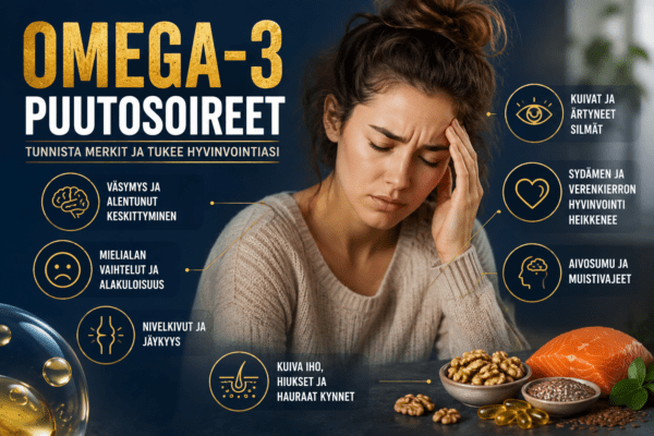 omega-3 puutosoireet
