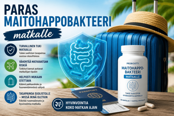 paras maitohappobakteeri matkalle