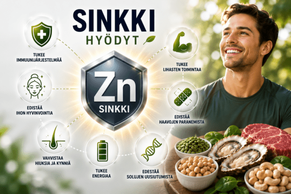 Sinkki hyödyt