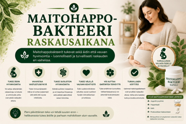 Maitohappobakteeri raskausaikana