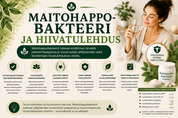 Maitohappobakteeri ja hiivatulehdus